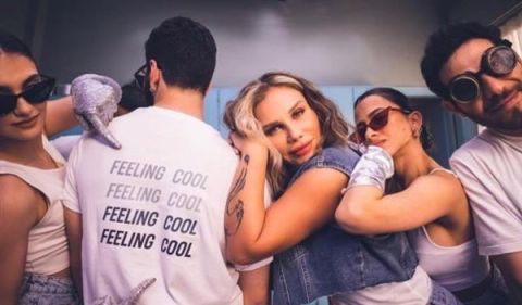 نيكول سابا تطرح أغنية (Feeling Cool) و ظهور نادر لزوجها