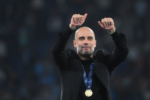 غوارديولا يحسم مستقبله مع مانشستر سيتي بعد تحقيقه لدوري الأبطال