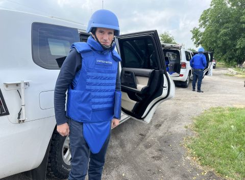 Grossi arrives at Zaporizhzhia Nuclear Power Plant