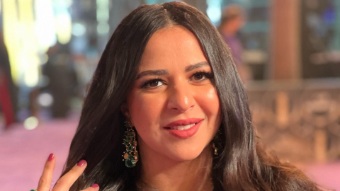 بعد غياب.. إيمي سمير غانم في حفل إطلاق مجموعة MAMZI