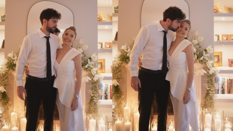 1st look at Eda and Buğrahan's wedding invitations