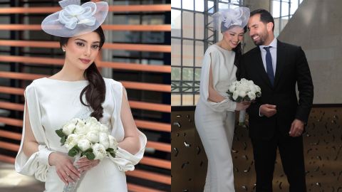 Maritta Al-Hallani ties the knot in civil marriage