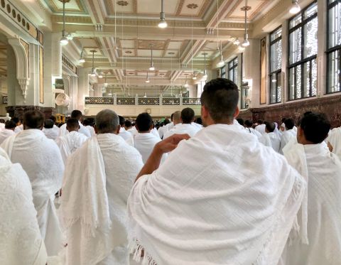 Can you wear Ihram on plane for Hajj?