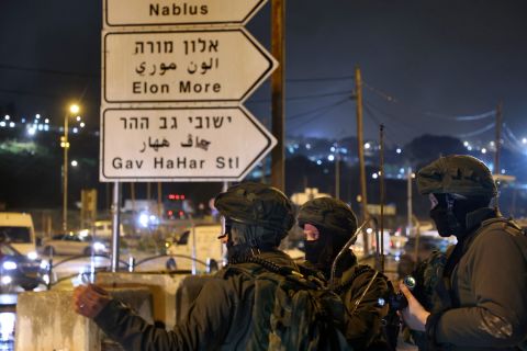 إطلاق نار على موقع عسكري اسرائيلي جنوب نابلس