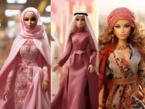 What AI thinks barbie would look like as Arab?