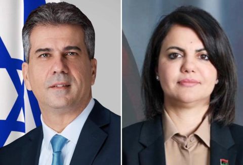 Israel's FM meets with Libyan counterpart in Rome