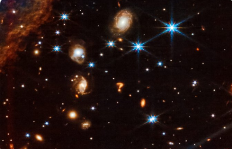Cosmic question mark spotted in space