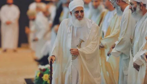 صورة مؤثرة لمفتي سلطنة عمان
