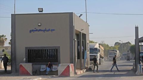 صور: وقف التصدير من غزة بعد اكتشاف متفجرات