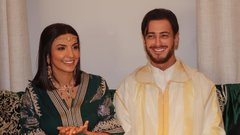 سعد لمجرد يوجه رسالة عاطفية لغيثة العلاكي في ذكرى زواجهما