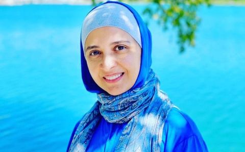 حنان ترك تحتفل بعيد ميلاد زوجها بظهور نادر: ( أنت نعمة)