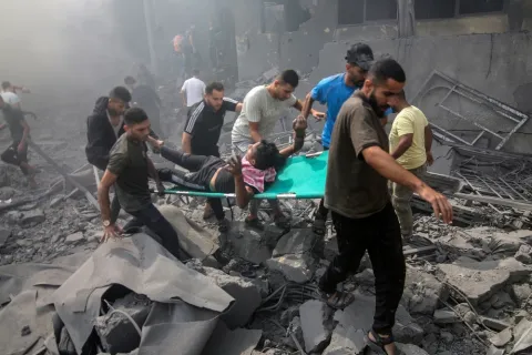 حماس تدعو الدول العربية للضغط لفتح ممر انساني الى غزة