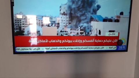 اسرائيل تقرصن تلفزيون حماس وتبث رسائل تهديد لسكان قطاع غزة