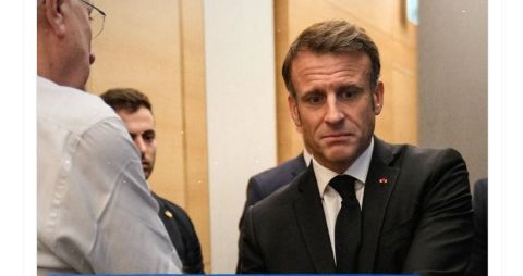 ماكرون يتضامن مع قتلى الاحتلال ويتجاهل ضحايا غزة