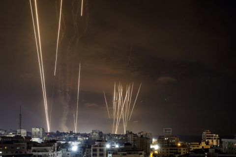 Hamas fires 150 rockets toward Tel Aviv