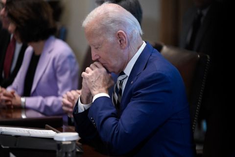 White House removes picture of Biden greeting US troops in Israel