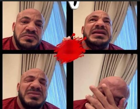 بالفيديو: بطل كمال الأجسام بيج رامي يجهش بالبكاء حزنًا على غزة 