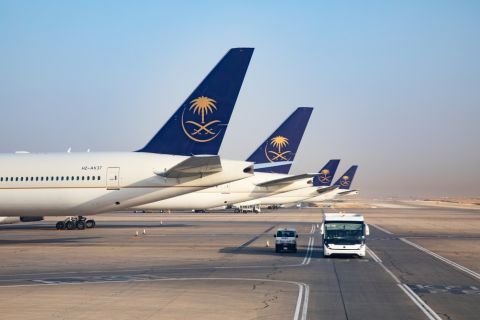 Riyadh Airlines reveals second livery for wide-body aircraft at Dubai Airshow