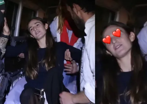بعدما ودعت رجال القسام بحب.. نتنياهو يزور الأسيرة مايا في المشفى