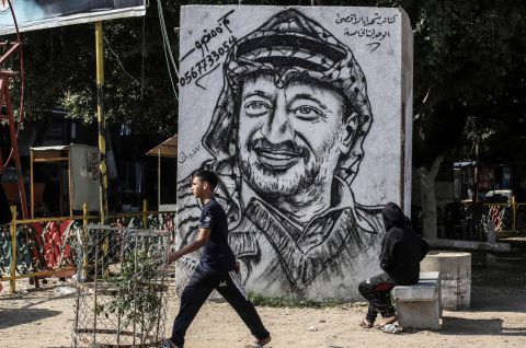 Israel destroys Yasser Arafat monument in West Bank