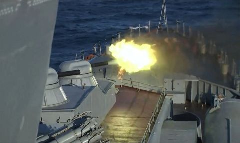 Russian warship sustains damage in Black Sea incident
