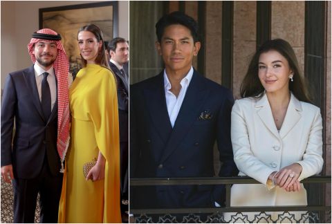 اللقطات الأولى من حفل زفاف الأمير عبد المتين وأنيشا