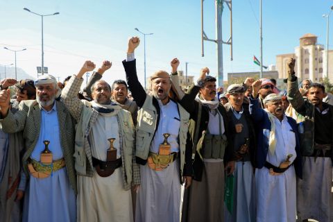 Houthis respond to US and UK strikes in Yemen