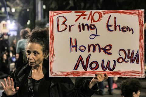 Families of Israeli hostages in Gaza storm Knesset meeting