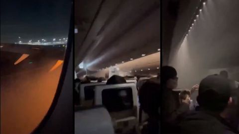 Leaked video from inside Japan Airlines plane shared online