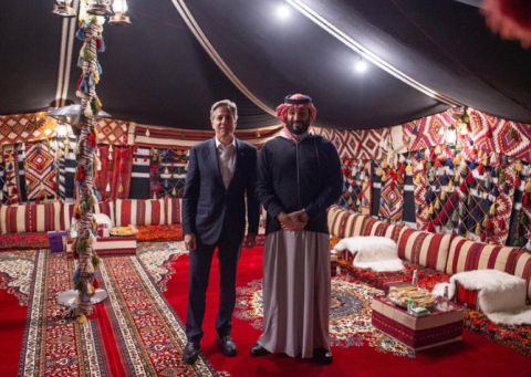  US Secretary of State meets Mohammed bin Salman in KSA