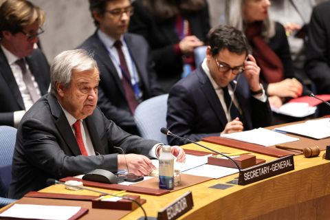 Israel unjustifiably blocks most aid to Gaza: UN Chief