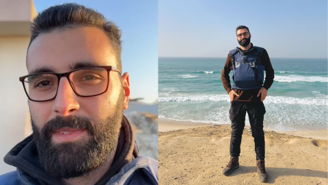 Motaz Azaiza bids farewell to Gaza, his homeland