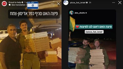 Let's make Pizza Hut broke! Pizza Hut blasted after sending free meals to Israeli soldiers