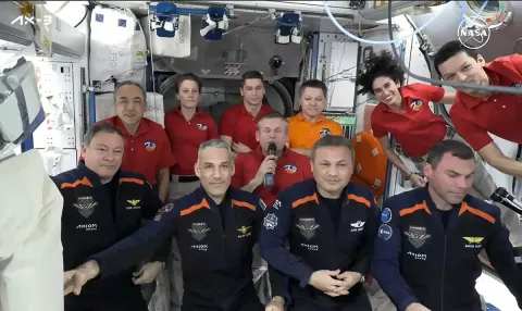 First Turkish astronaut, Alper Gezeravcı's return to earth