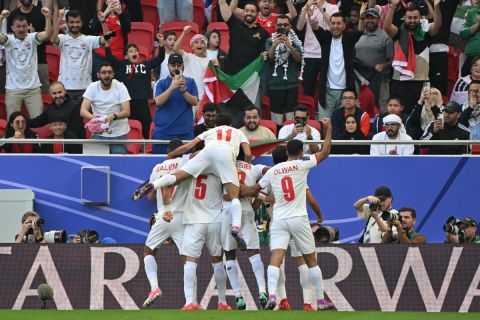 التراس الفيصلي في قطر لدعم منتخب الأردن اليوم أمام كوريا الجنوبية