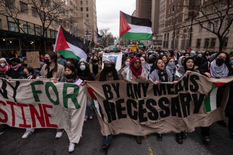 New York students jailed amid pro-Palestine protest
