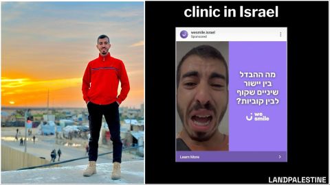 Israeli dental clinic mockingly put Palestinian journalist's photo on ad