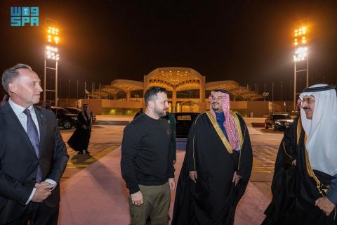 Ukrainian President concludes a short visit to Saudi Arabia