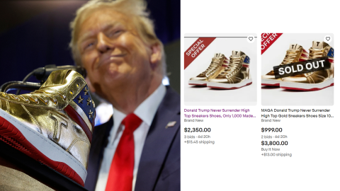 $399 Trump shoes are being scalped on eBay!