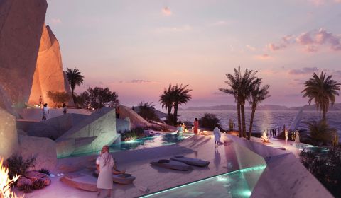 Saudi Neom unveils luxurious VIP beach on the Gulf of Aqaba
