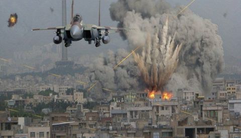 استشهاد عشرات الفلسطينيين في غارات مكثفة للطيران الإسرائيلي على غزة 