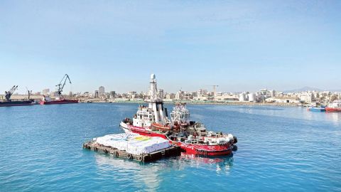 سفينة مساعدات ثانية تغادر قبرص باتجاه غزة 