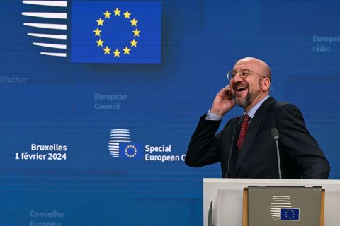 EU Council President's satirical congrats to Putin on election win