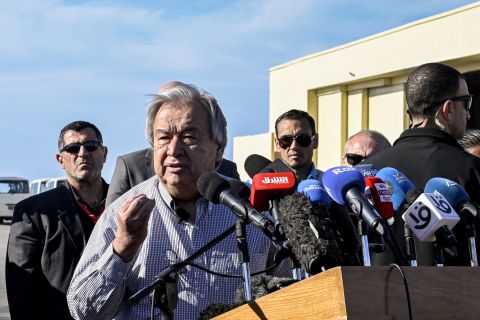 Guterres warns of the dire situation across Gaza 