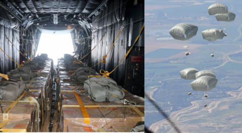 Belgium joins Jordan's airdrop aid mission to Gaza