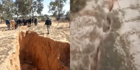 Video: Mysterious ground cracks in Libya portend a potential earthquake