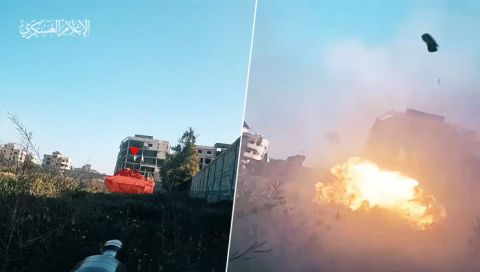 فيديو..شاهد كيف تمكن قناص القسام من قنص قناص إسرائيلي