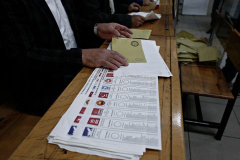 The Polling boxes closed and the winner announced in the Turkish elections