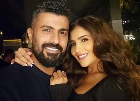 مي عمر و محمد سامي يخطفان الأنظار في أحدث ظهور لهما
