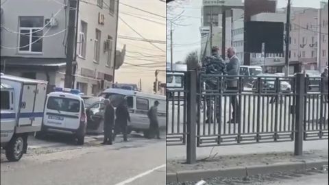 Blast rocks a cafe in Russia's Voronezh city